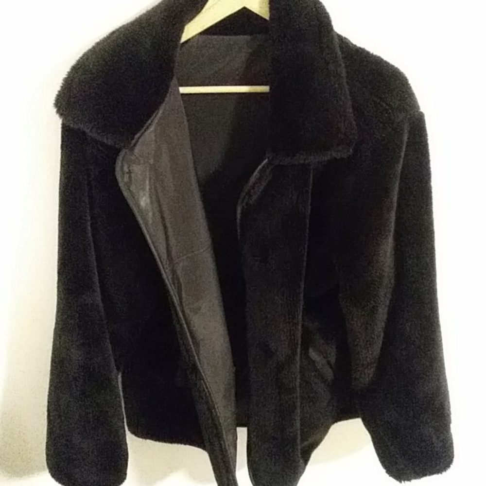 Faux fur coat
